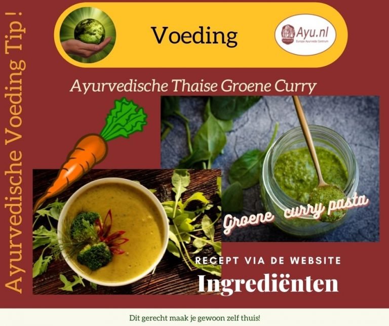 Ayurvedische-Thaise-Groene-Curry